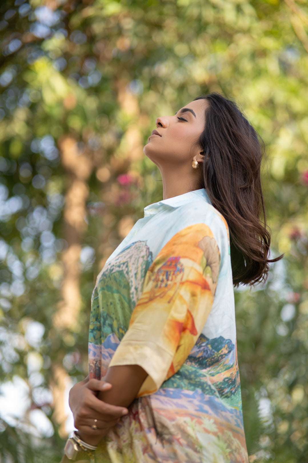 Desert shirt dress