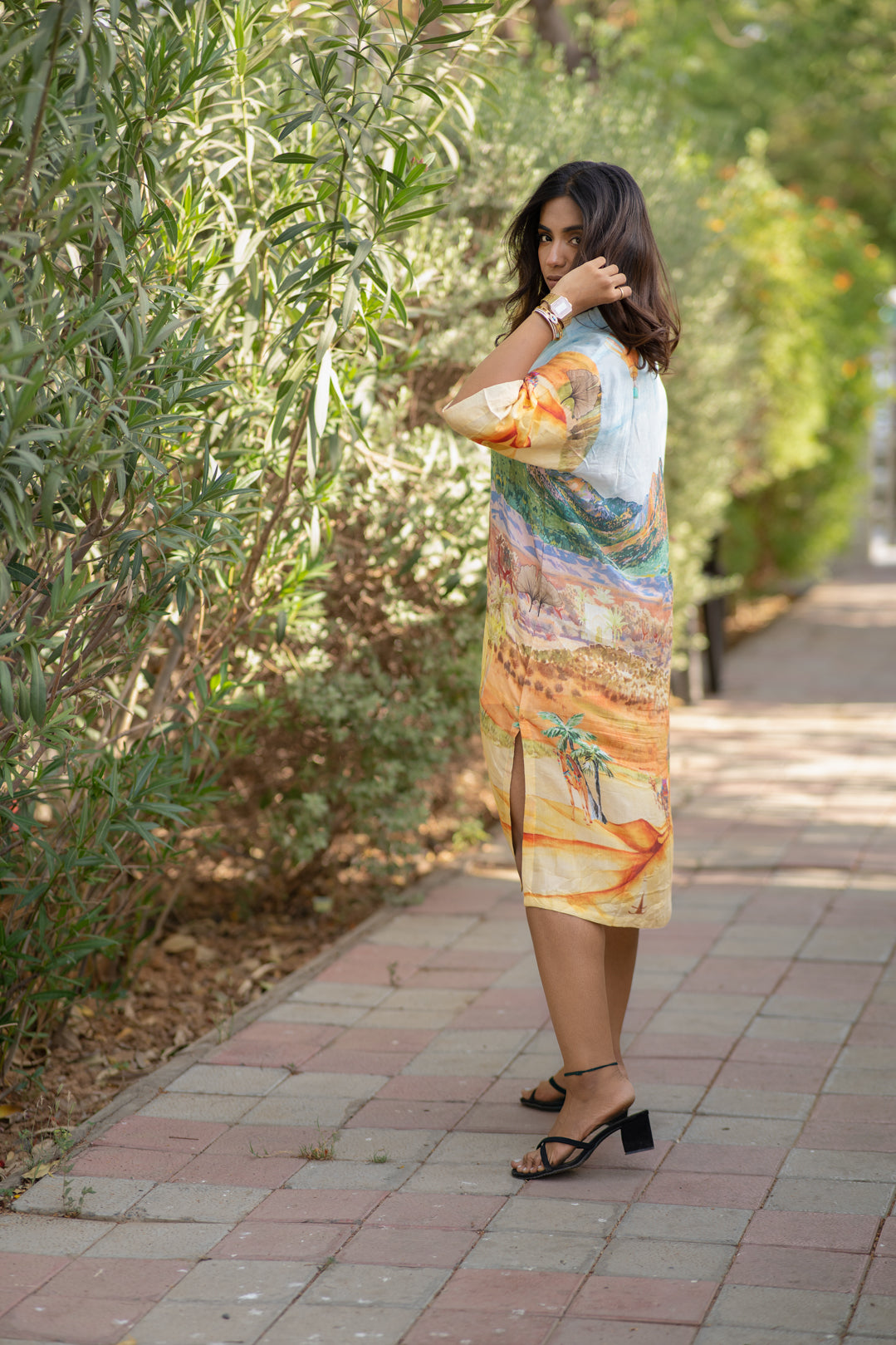 Desert shirt dress