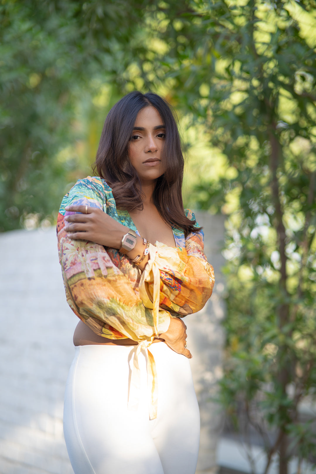 DESERT Plunge Wrap-around Top