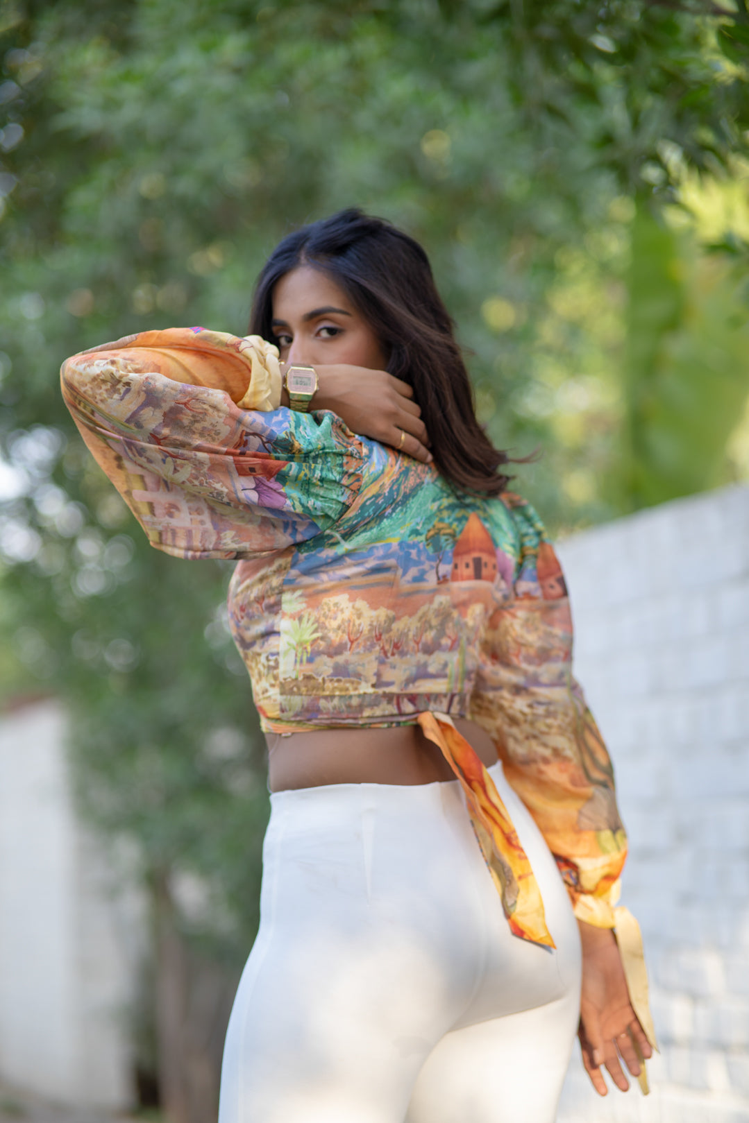 DESERT Plunge Wrap-around Top