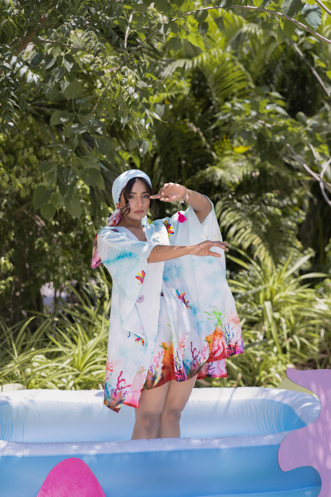 THAANI BREEZE KAFTAN DRESS