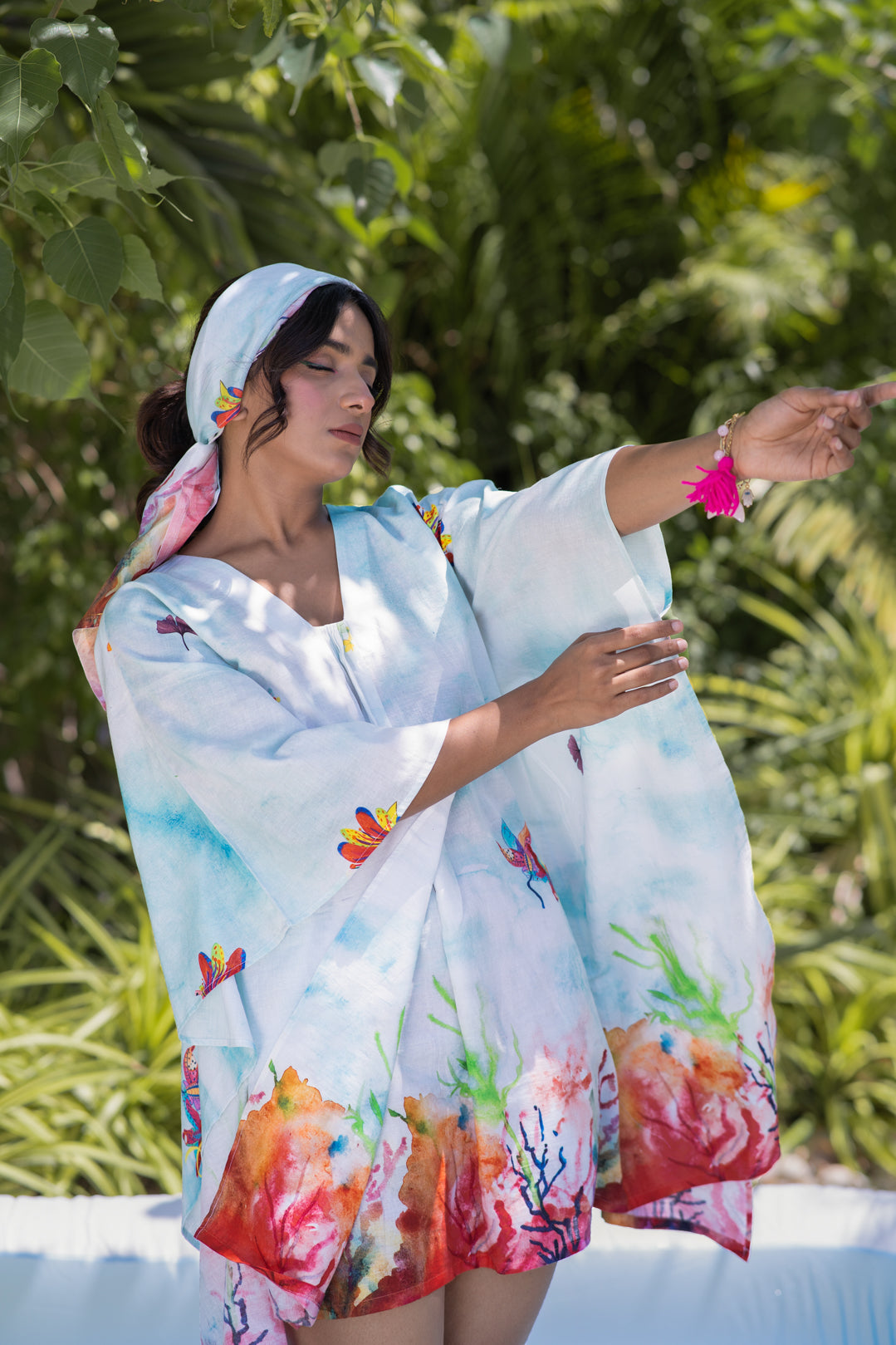 THAANI BREEZE KAFTAN DRESS