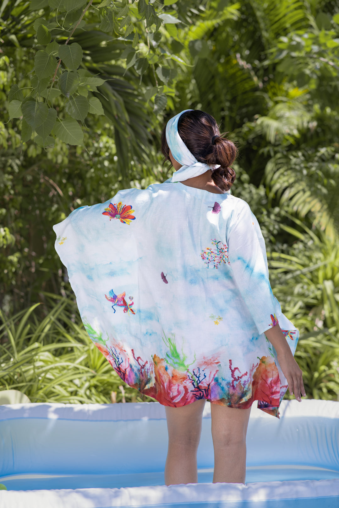 THAANI BREEZE KAFTAN DRESS