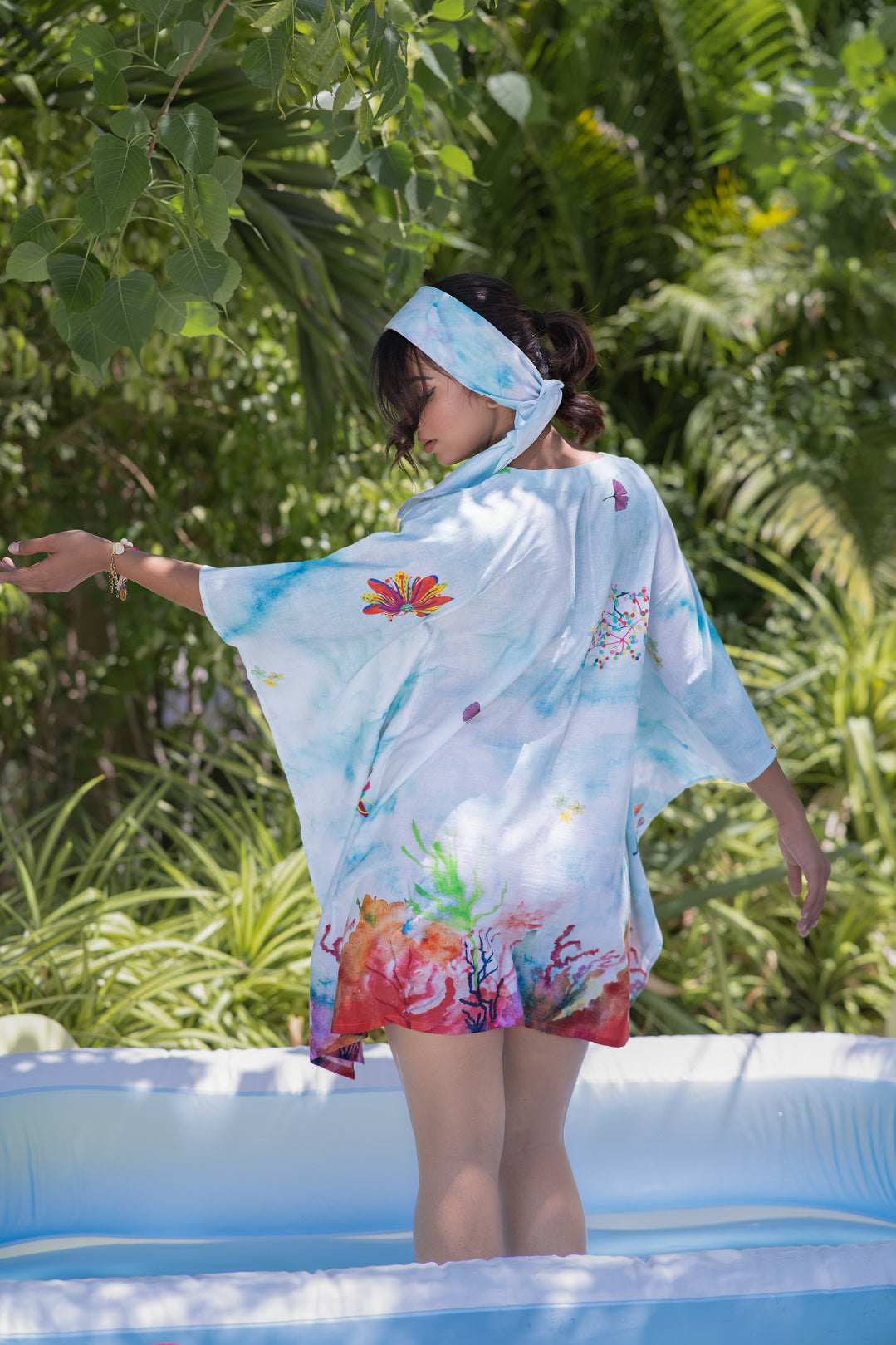 THAANI BREEZE KAFTAN DRESS