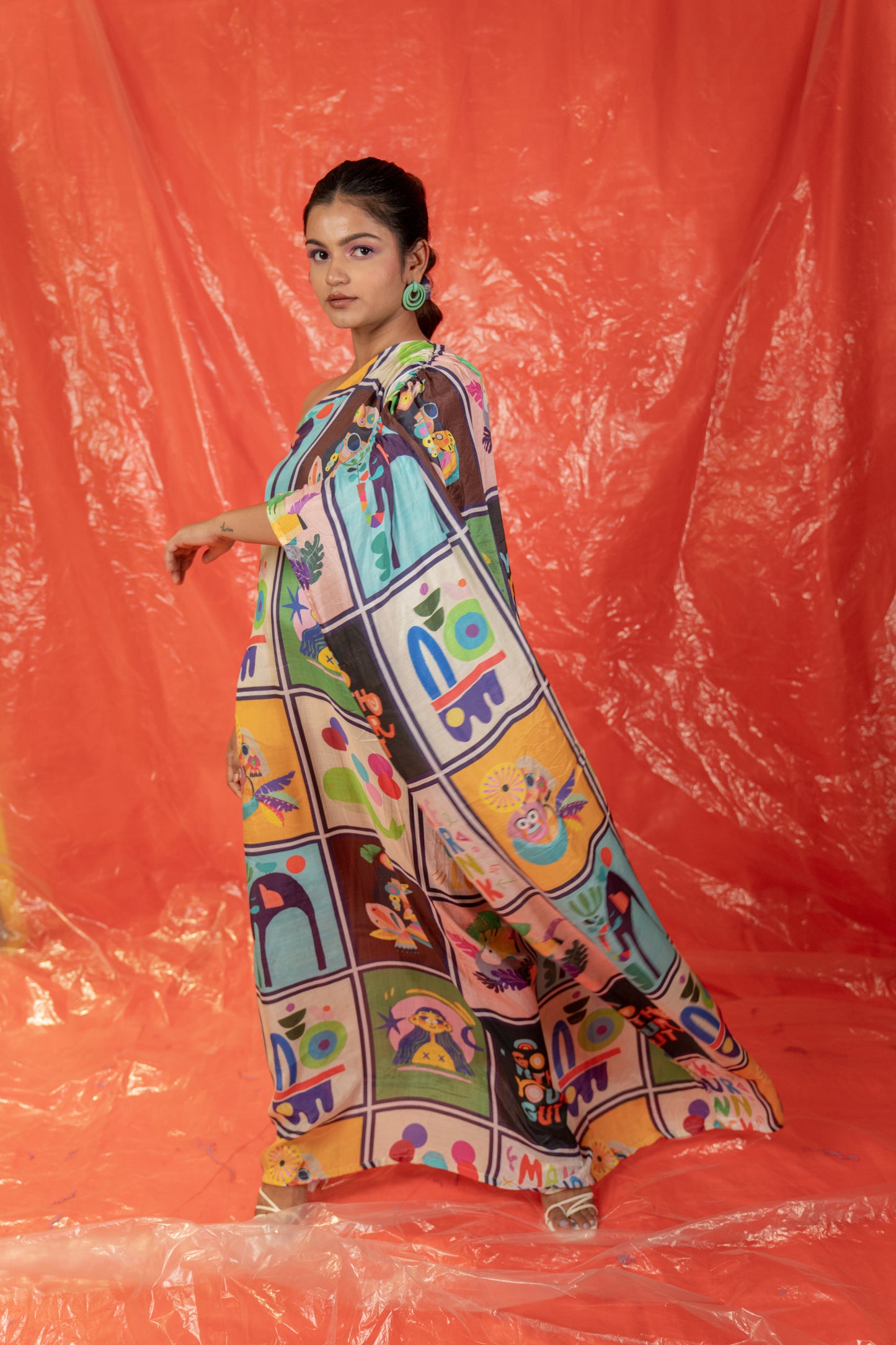 MAKE YOUR OWN LUCK KAFTAN DRESS