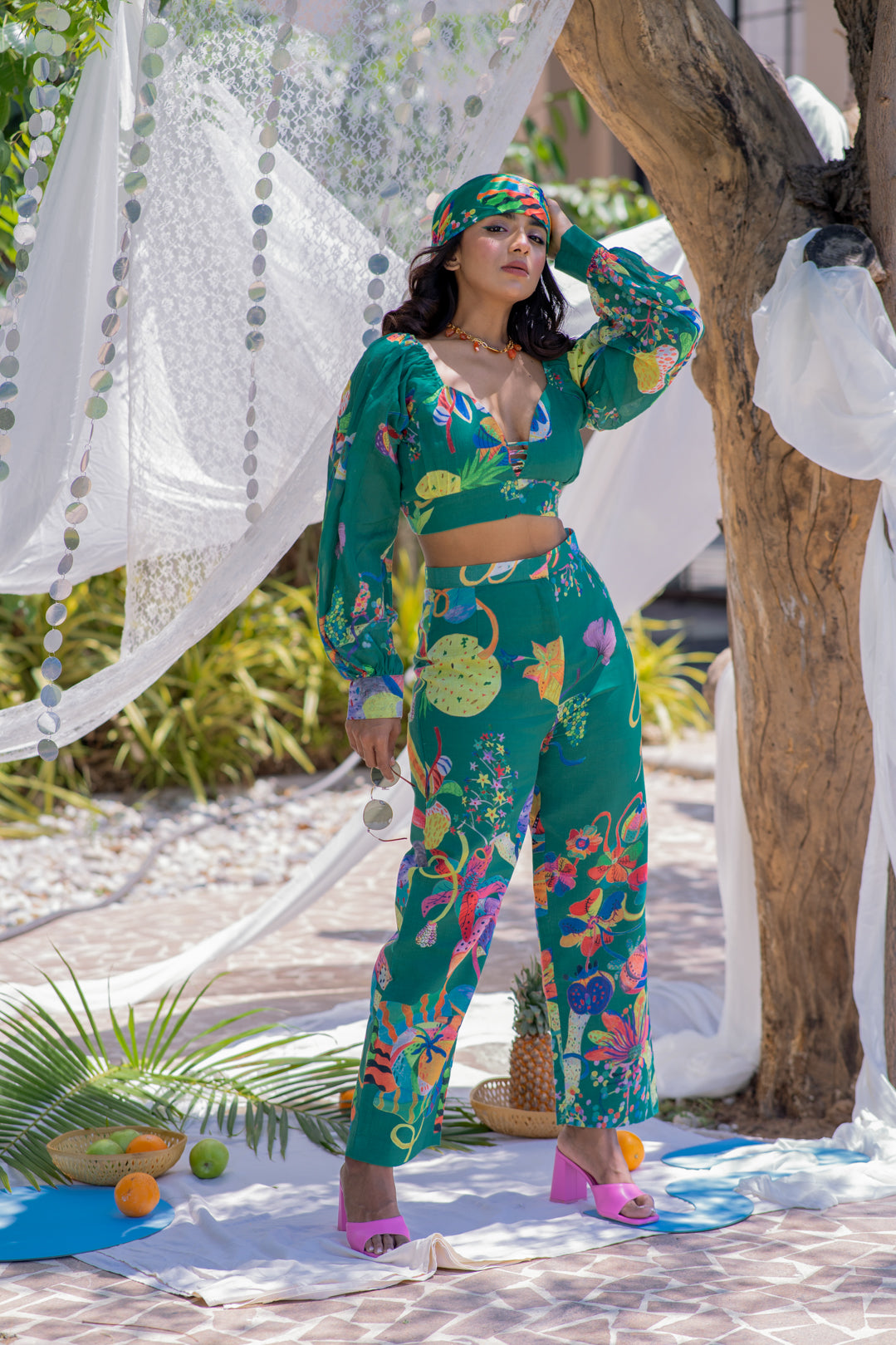 LEAFAGE CO-ORD SET