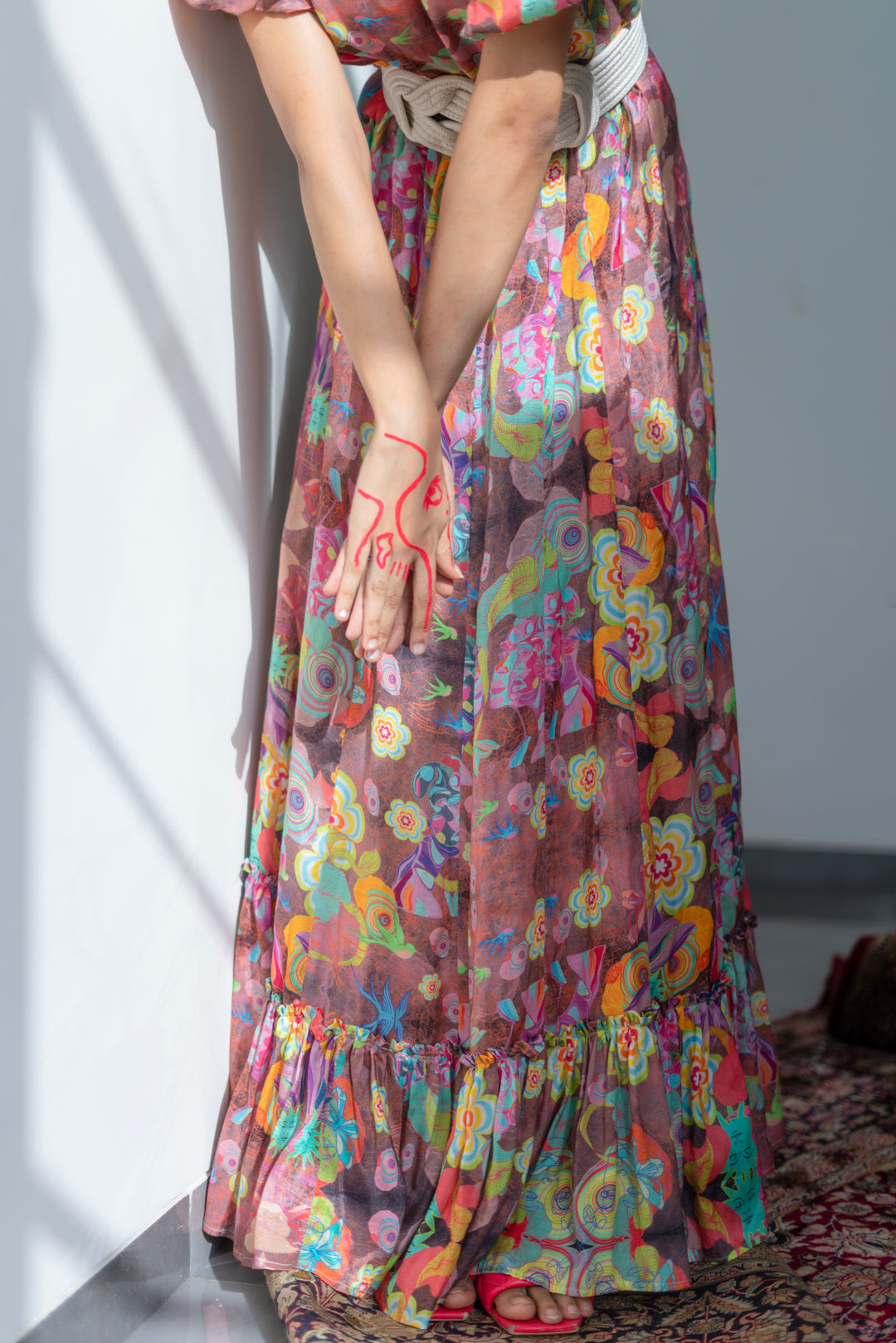 AZALEA TAWNY MAXI DRESS